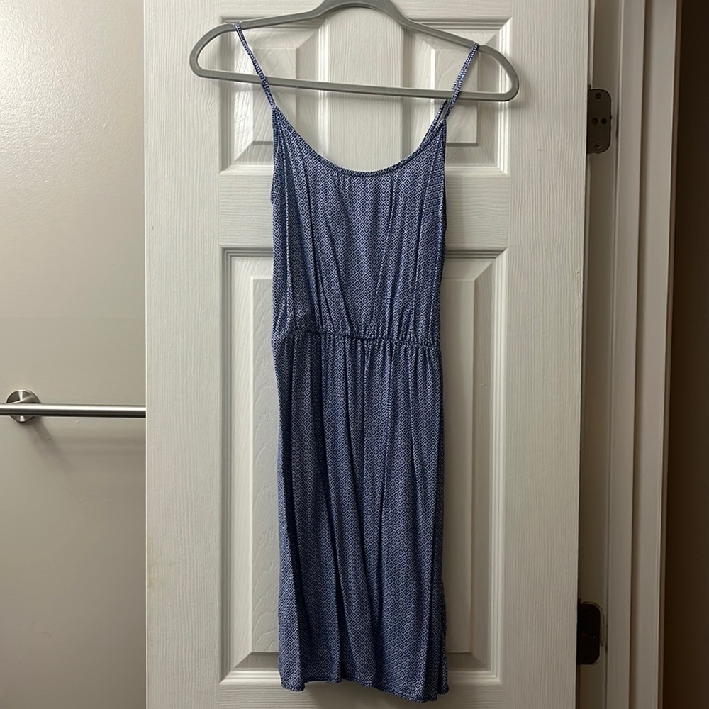 Blue and White Sundress